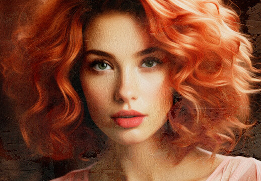 Cooper Oil Paint Photo Effect