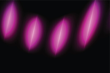 Abstract glowing purple shapes on a black background creating a modern and futuristic design ideal for technology or space-themed projects