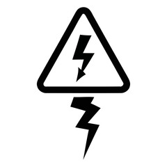 black safety warning icons