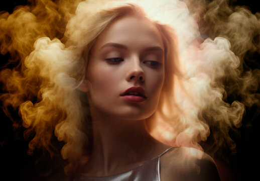 Smoke Light Photo Effect