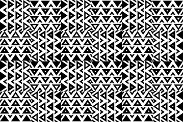 Texture seamless pattern with triangles, monochrome seamless pattern.