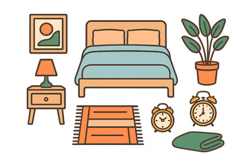 Essential bedroom furniture and accessories for modern home interior design