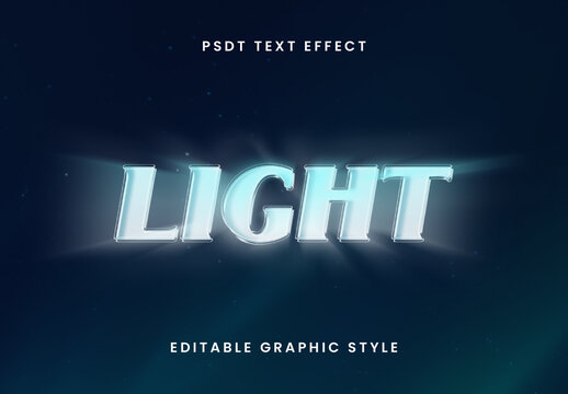 Burst Crystal Glow Text Effect