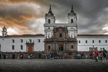 Naklejka premium San Francesco Quito Ecuador