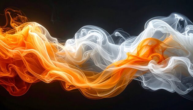 Abstract Fire and Smoke.