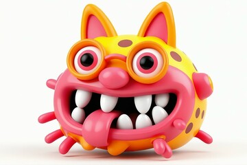 funny monster cartoon