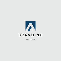 Branding letter A logotype