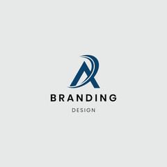 Branding letter A logotype