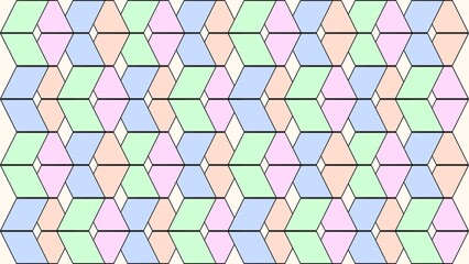 pastel seamless geometric pattern with triangles