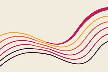 Abstract golden linear background. Flowing particles future technology concept abstract gradient and gold wave curve lines banner.