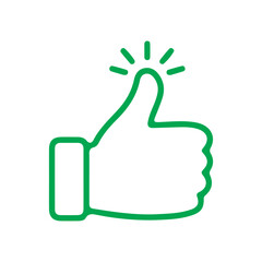 thumb up like symbol