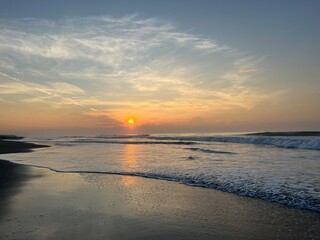 Obraz premium Sunrise at Paredon Beach, Guamemala