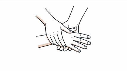 Close-up shot of hands giving a relaxing massage to another person's arm