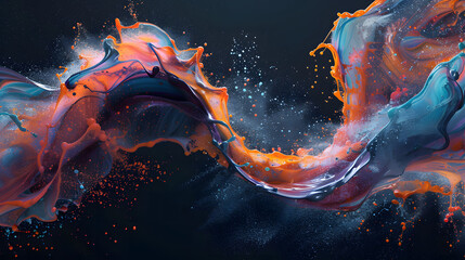 burning fire in the dark