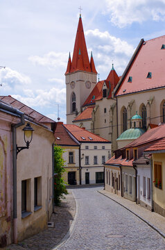 Discover vibrant streets in historic Znojmo, Czechia