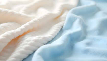 Soft, cozy textures of luxurious fabrics create a serene, calming feel