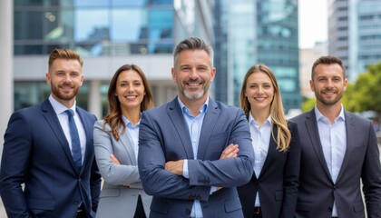 Team leadership event urban office professional photo business environment group portrait corporate unity