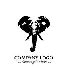 Majestic Elephant Logo Symbol with Elegant Minimalist Design and Powerful Modern Style
