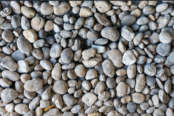 Stone pebbles texture or stone pebbles background for interior design, stone for background