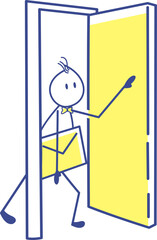 Stickman Activity Illustration