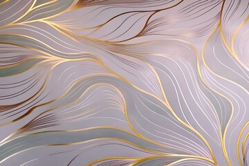 Silk Wave Texture Background 8K Seamless Gold Flow