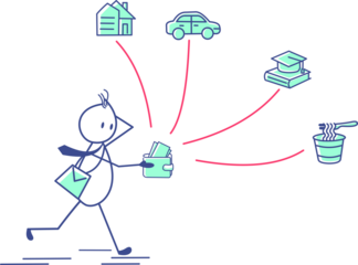 Stickman Activity Illustration