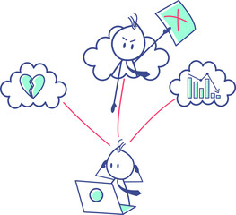 Stickman Activity Illustration