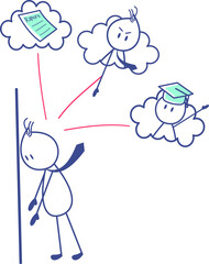 Stickman Activity Illustration