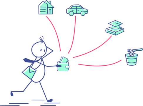 Stickman Activity Illustration