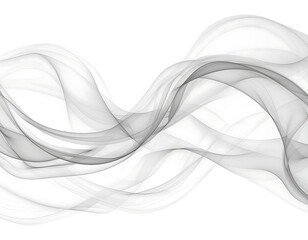 Abstract wave gray flowing background design