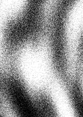 Abstract black and white texture with grainy effect captured in a low-light setting