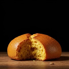 Golden baked treat featuring a rich wheat base, offering a delightful and comforting sweetness, perfect for a cozy moment or a simple dessert ,grain ,baking ,baked