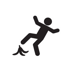 Slipping on Banana Peel Icon