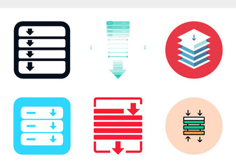 Converging Arrows into Central Node for Data Aggregation