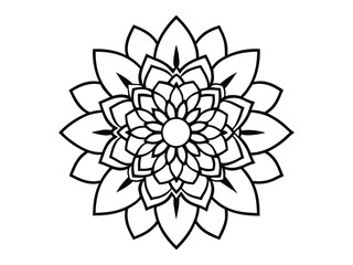 Intricate Floral Mandala Art 