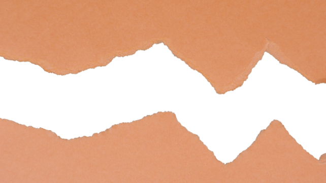 A piece of textured orange paper cut out, empty plate with copy space. Transparent center cutout. PNG. - Powered by Adobe