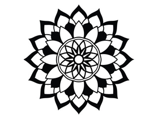 Intricate Floral Mandala Art 