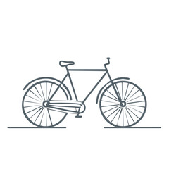 Fototapeta premium Bicycle Line Art Minimalist Style Icon Design Illustration Graphic Template