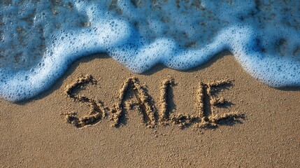 ocean foam washes sale on sand