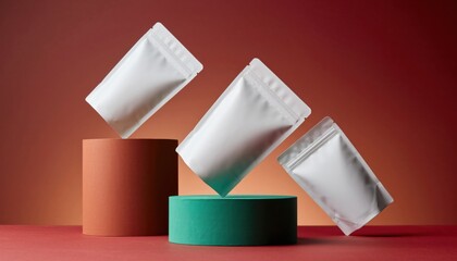 doypack pouch, isolated on white background