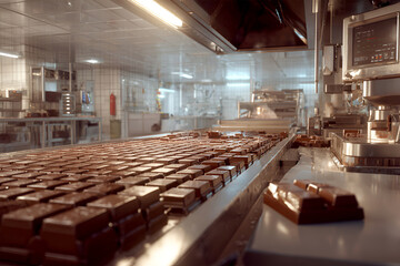 Industrial Chocolate Production Line interior