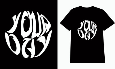 Motivational Bold Typography T-Shirt Design