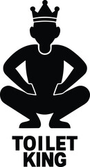 Toilet King Icon