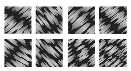 Naklejka premium Minimalist monochrome brush stroke patterns with subtle gradients, clean and contemporary style, great for high-end branding and product packaging