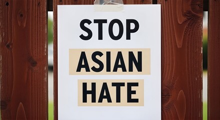 Powerful plea for kindness and unity calls to stop asian hate, fostering a more inclusive and compassionate society for all.