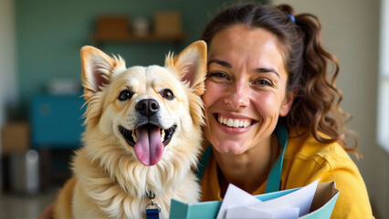 Joyful Embrace: A New Chapter for a Rescued Companion