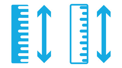 Body measurement vector icon set. Height and width human measure icon. Human height icon set. Height measurement icon set. Scale tall human. 