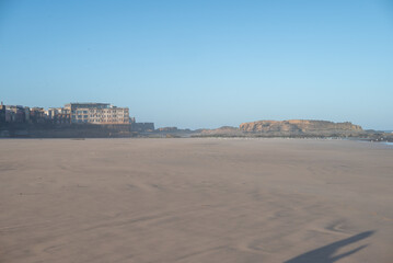 La plage de Essaouira au Maroc
