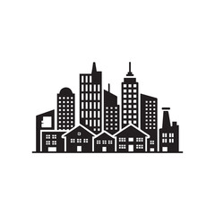 Obraz premium Clean Architecture Symbols for Property and Construction Logos