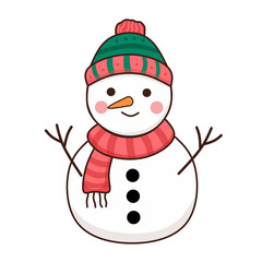 snowman vector illustration